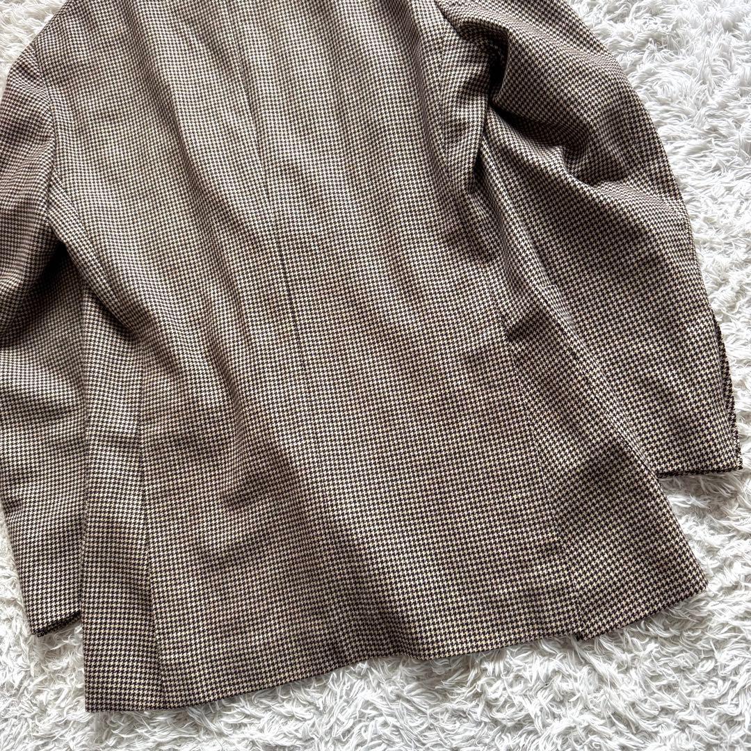 極美品　ユナイテッドアローズ　ソブリン　カシミヤ混　テーラードジャケット　千鳥