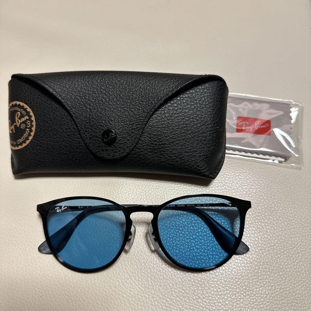 美品Ray Banレイバン　エリカメタル　サングラス　ブルー