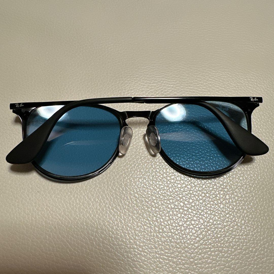 美品Ray Banレイバン　エリカメタル　サングラス　ブルー