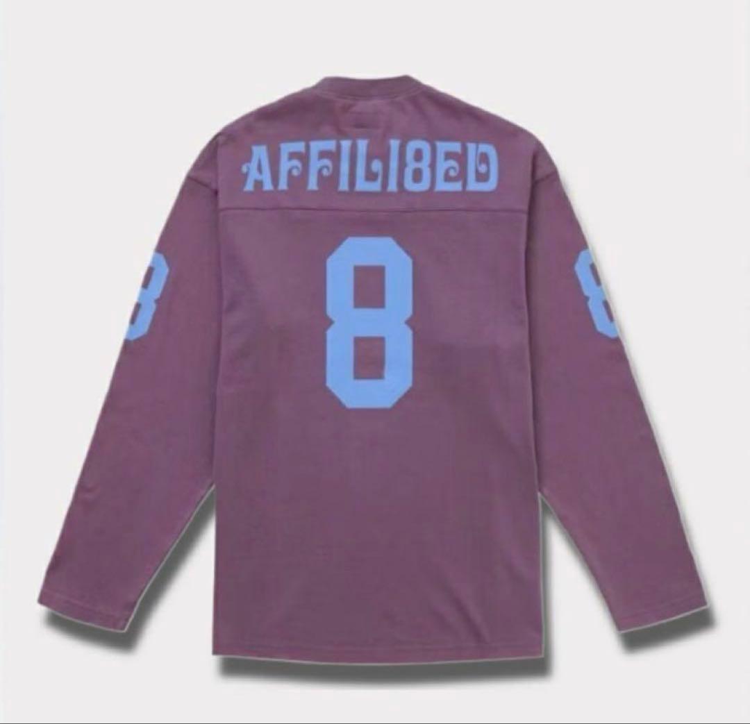 Affiliated L/S Football Top purple 紫