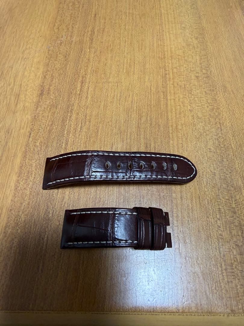 パネライ 純正22/20㎜ スタンダード ブラウンアリゲーター BAバックル