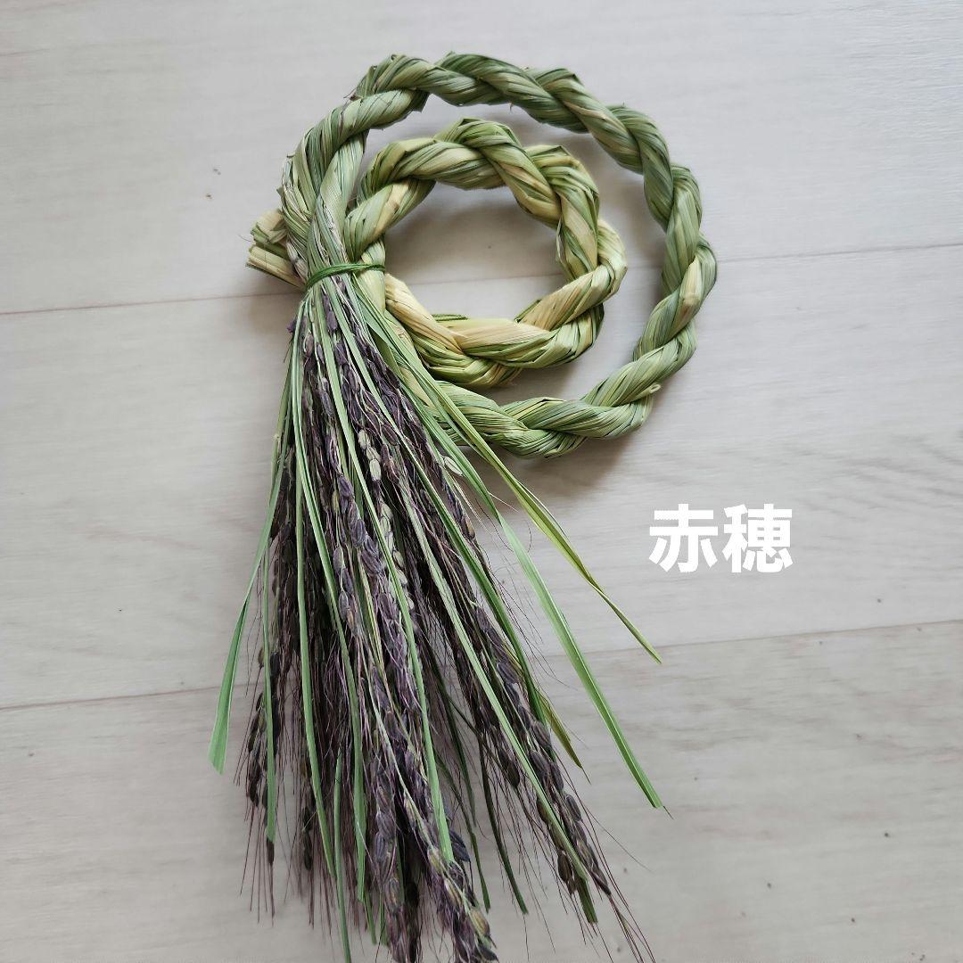 のりちゃん様ご注文ページ【m19】山形県産　古代米　しめ縄土台　6点