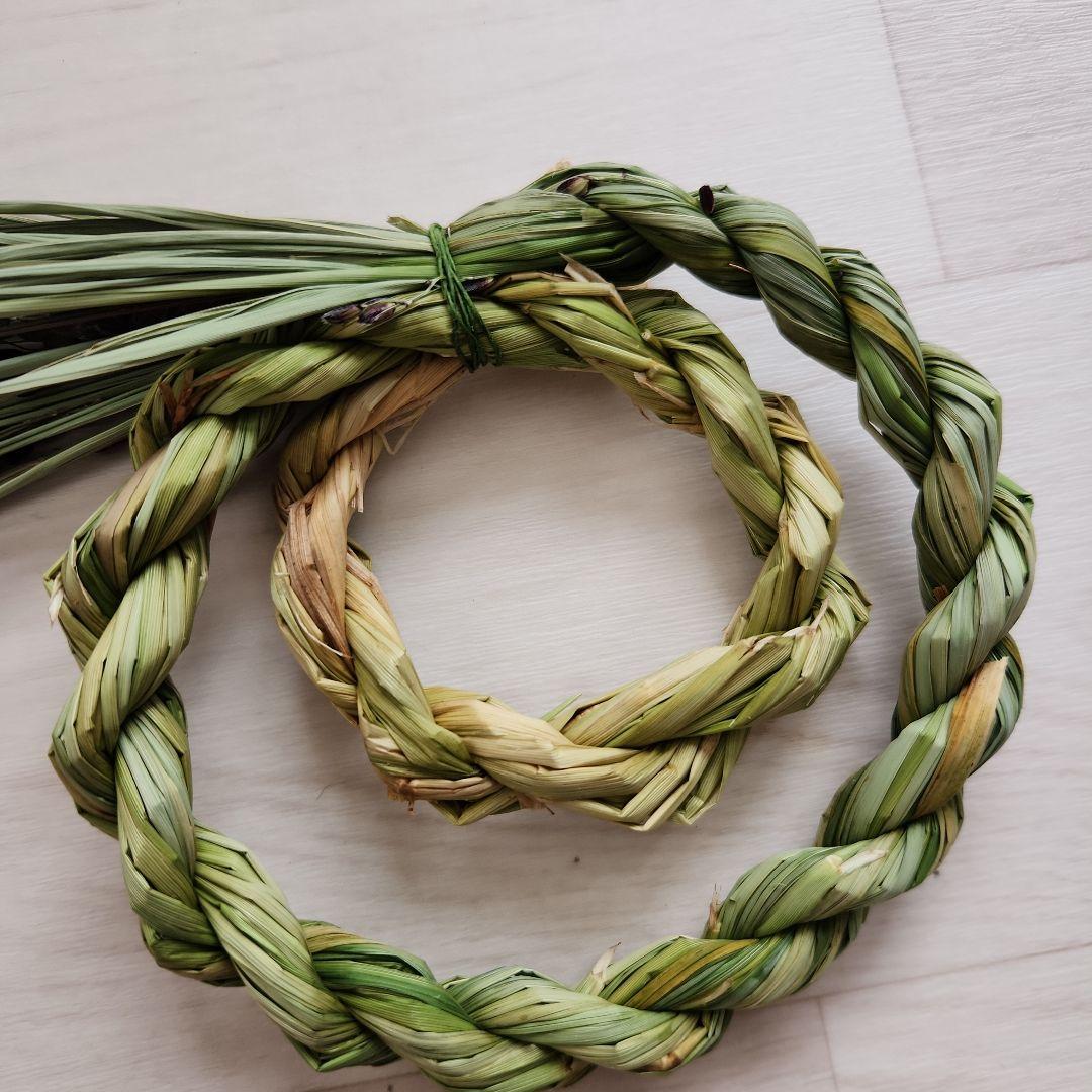 のりちゃん様ご注文ページ【m19】山形県産　古代米　しめ縄土台　6点