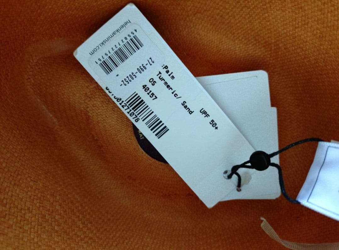 美品☆新品未使用☆タグ付き　ヘレンカミンスキー　天然素材　パナマハット