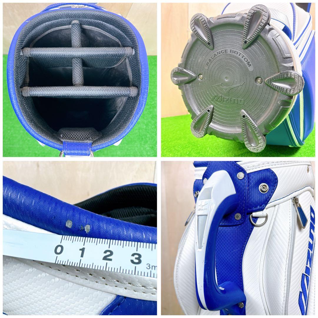 ★美品 MIZUNO キャディバッグ 9.5型 アスリートツアーレプリカ 美津濃