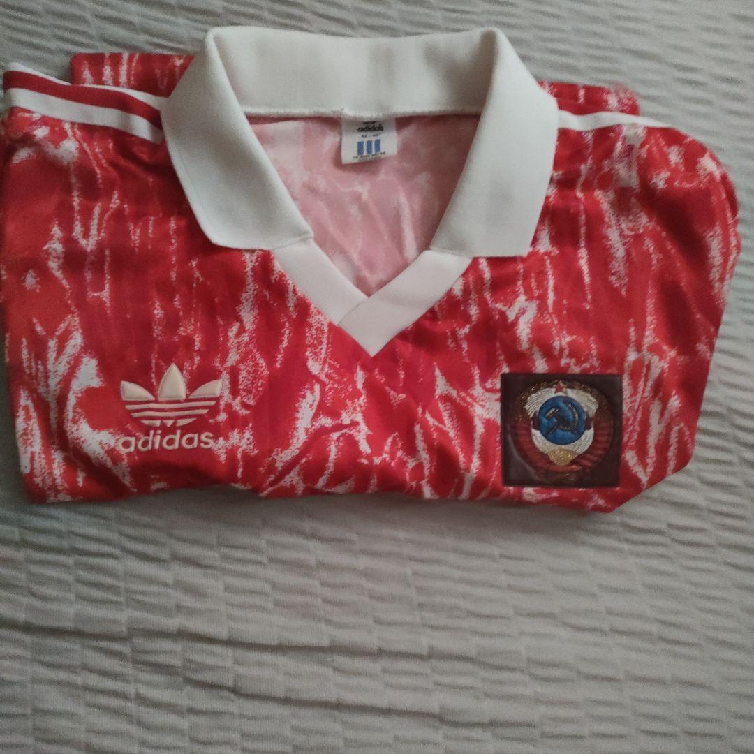 90s サッカーゲームシャツ　adidas CCCP ソ連　代表ユニフォーム