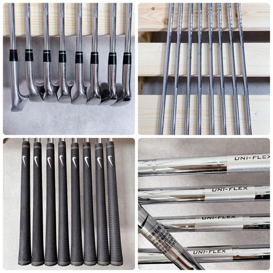 T196 NIKE ゴルフクラブ メンズ フルセット イグナイト 13点 黒