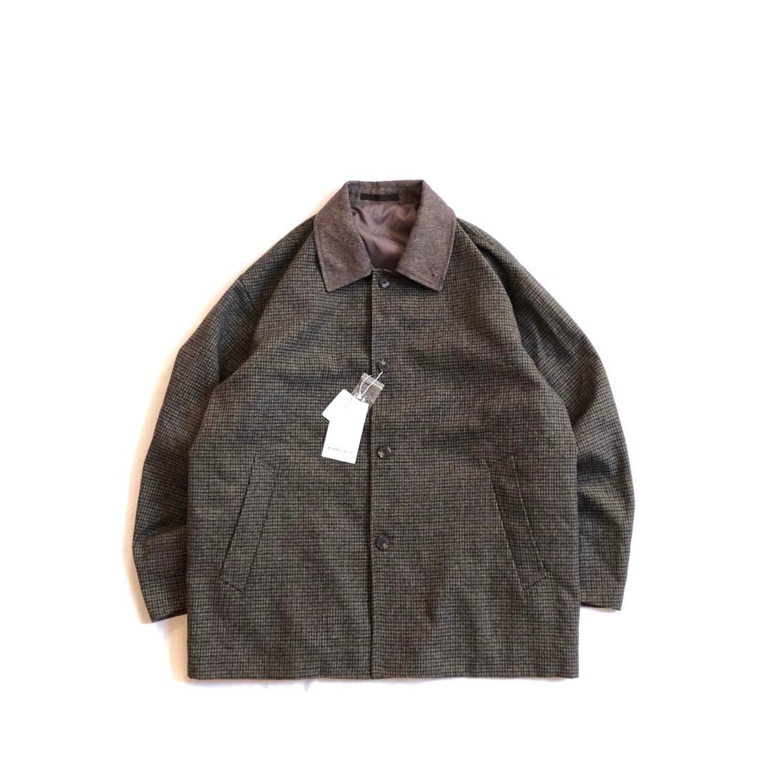 ADAM ET ROPE' テックツイード オーバー ショートコート