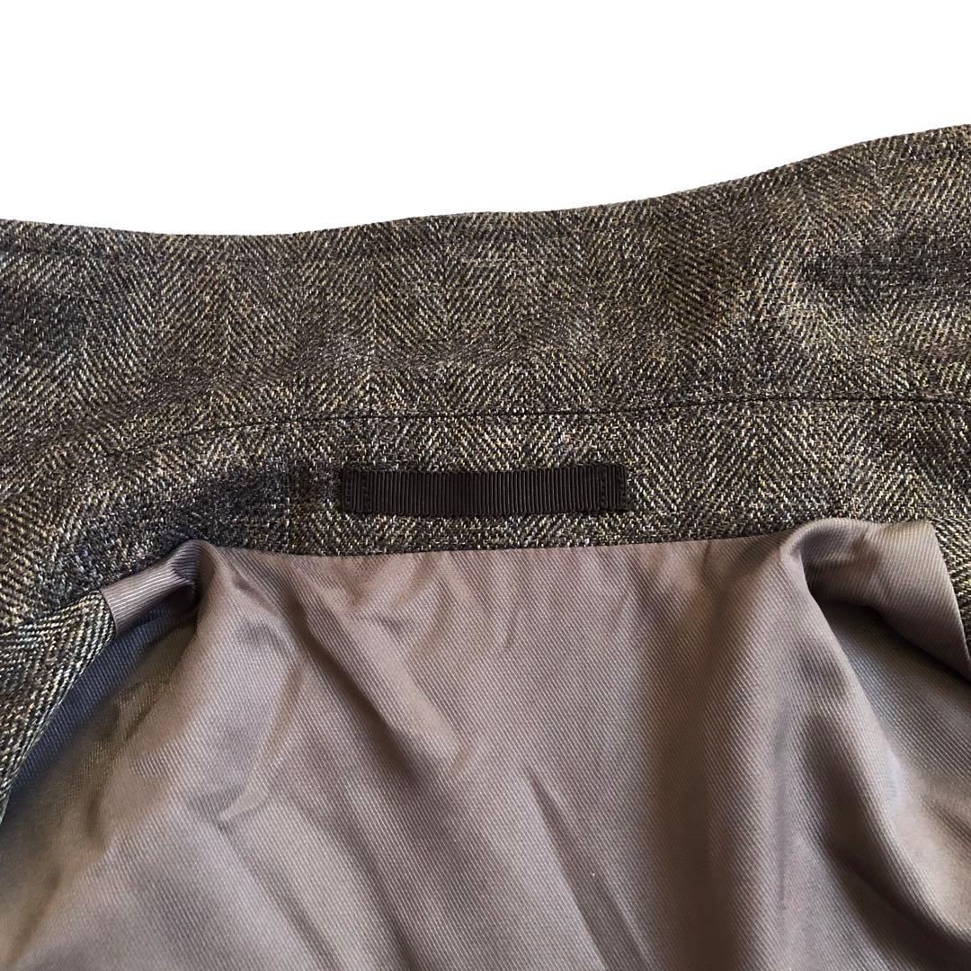 ADAM ET ROPE' テックツイード オーバー ショートコート