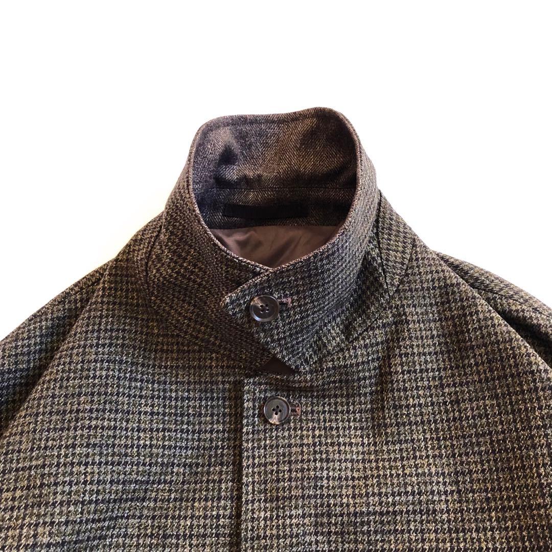 ADAM ET ROPE' テックツイード オーバー ショートコート