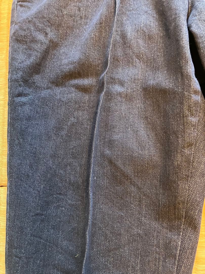 PT01 デニムスラックス 永久クリース処理済