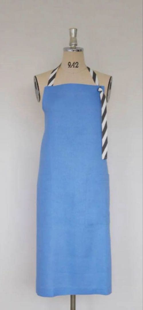 新品未開封　滝沢眞規子さんエプロン　サックスブルー　タキマキ　エプロン