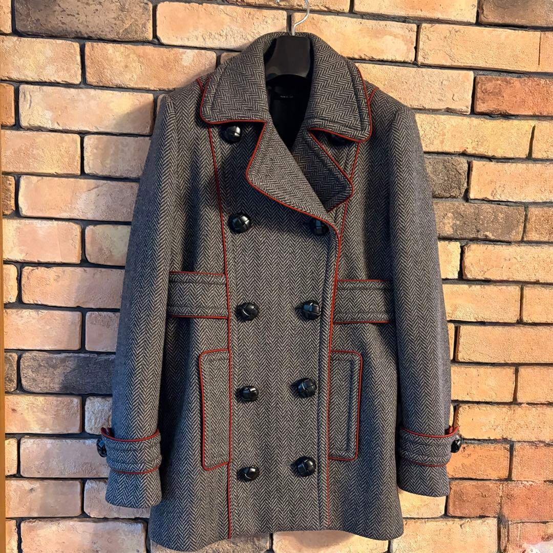 マリア★美品★GUCCI ヘリンボーン テーラードジャケット