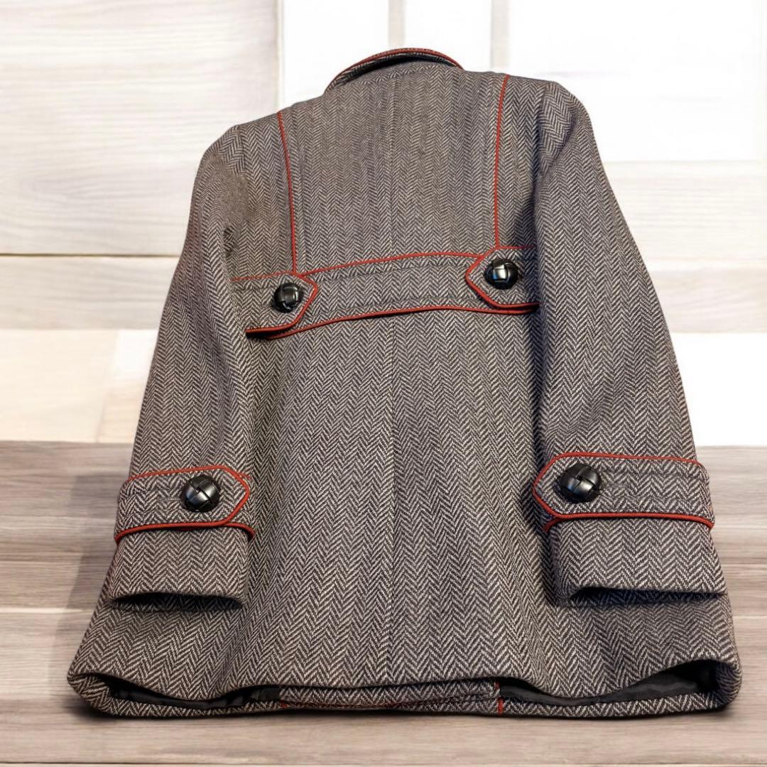 マリア★美品★GUCCI ヘリンボーン テーラードジャケット