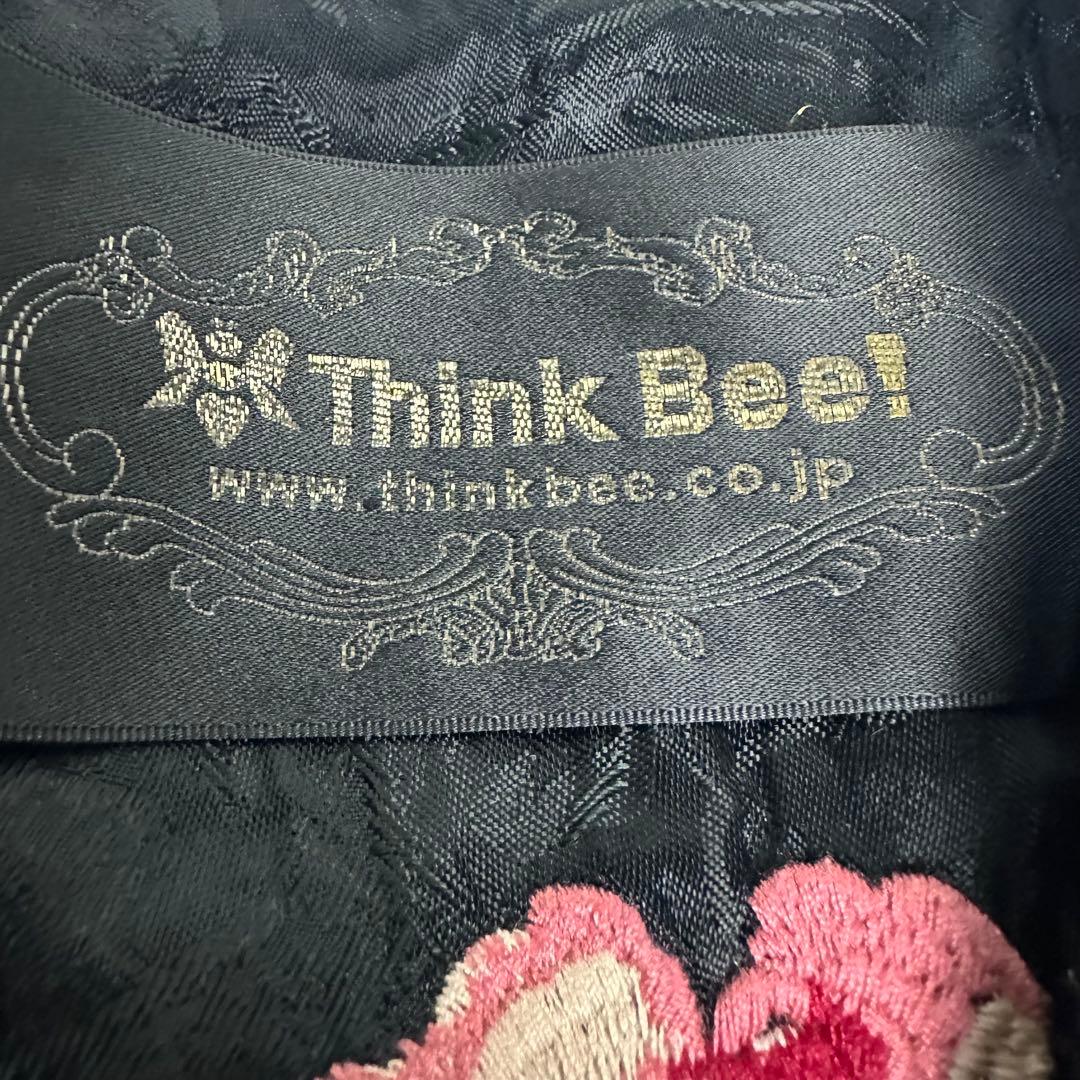 natural 様用希少 シンクビー 花柄刺繍 テーラージャケット グレー系