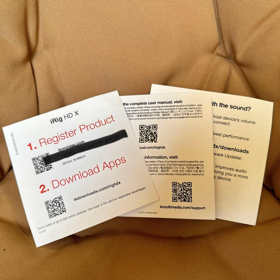 DTM・DAW IK MULTIMEDIA iRig HD X