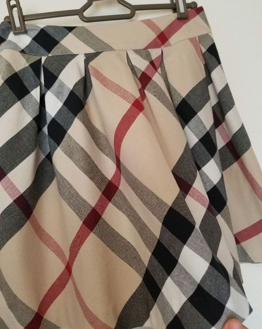 バーバリーキッズスカート未使用近 美品バーバリーロンドンノバチェック150160