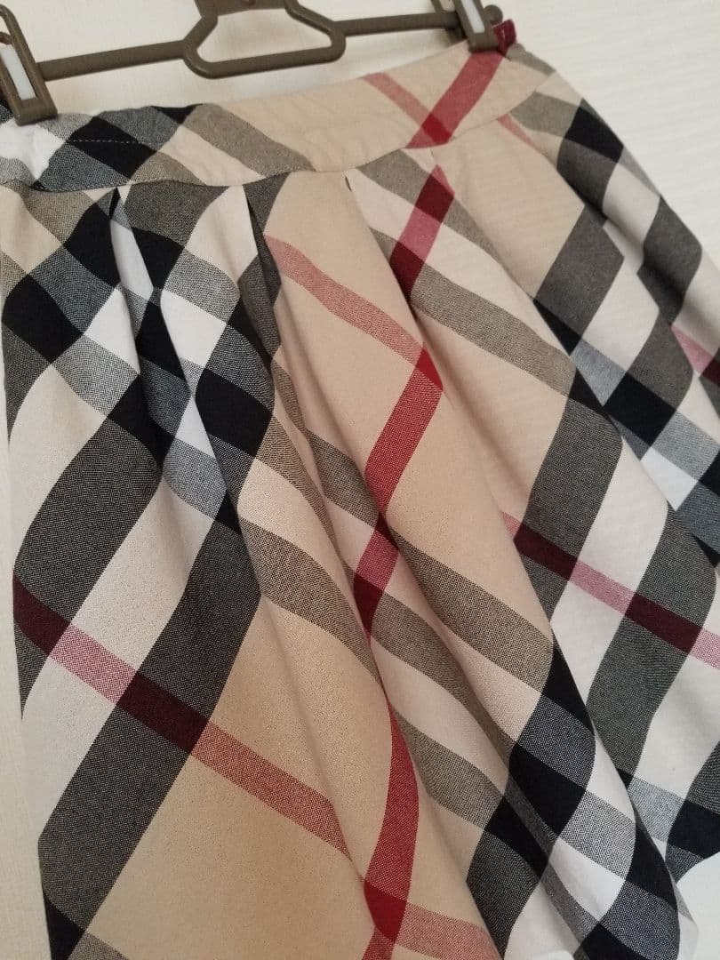 バーバリーキッズスカート未使用近 美品バーバリーロンドンノバチェック150160