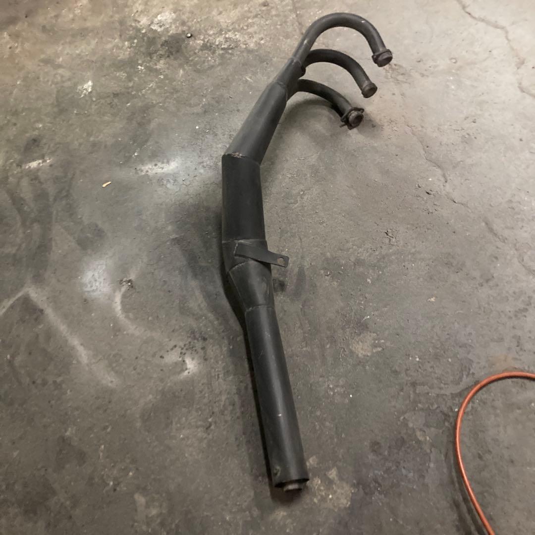 KH250ss350ゼンシンイモロングマフラー スガヤ　ケッチ　マッハ