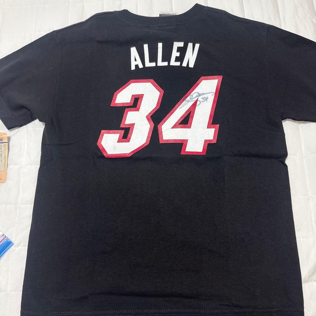 nba バスケサイン入りTシャツ レイアレン