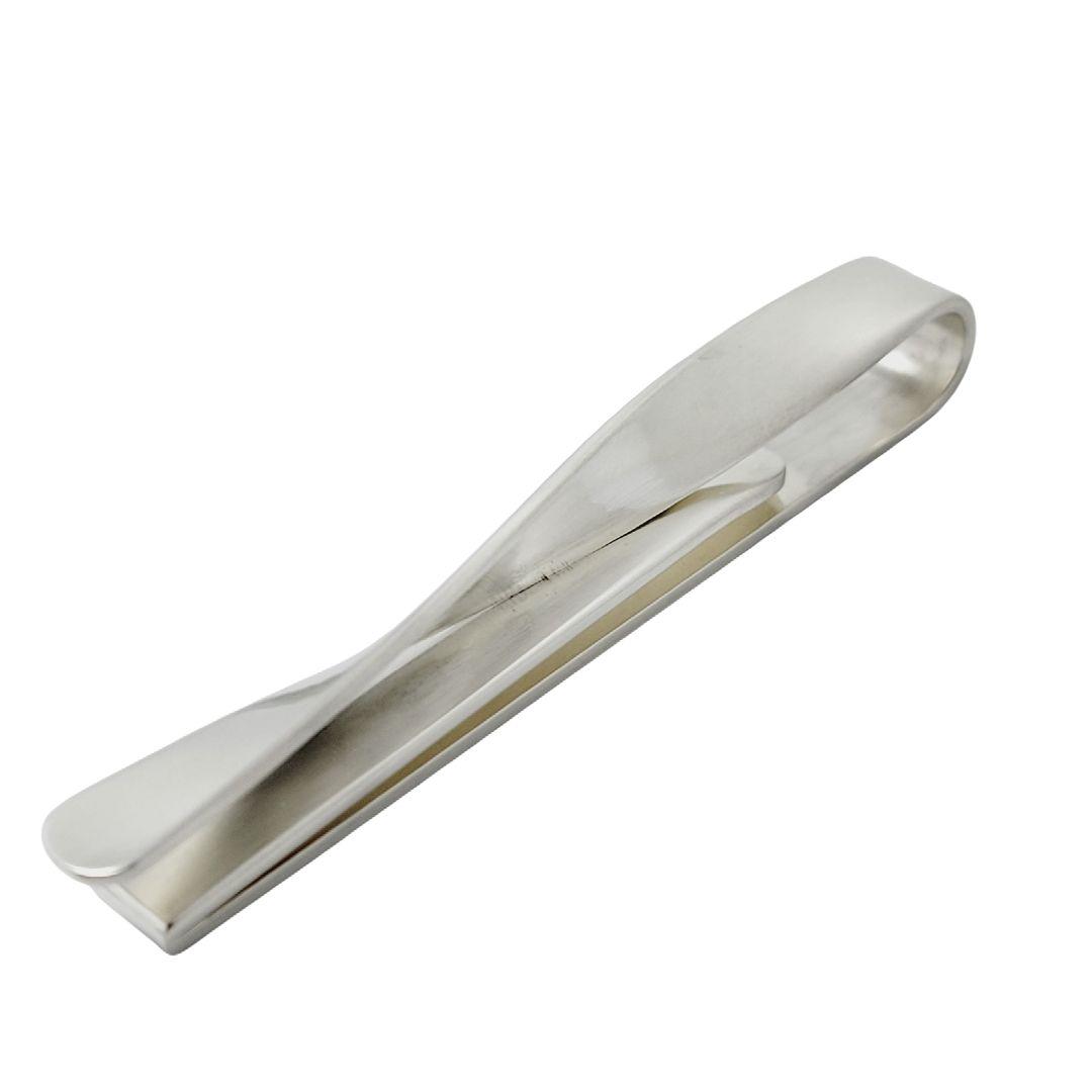 【極美品】  ネクタイピン ツイスト マネークリップ