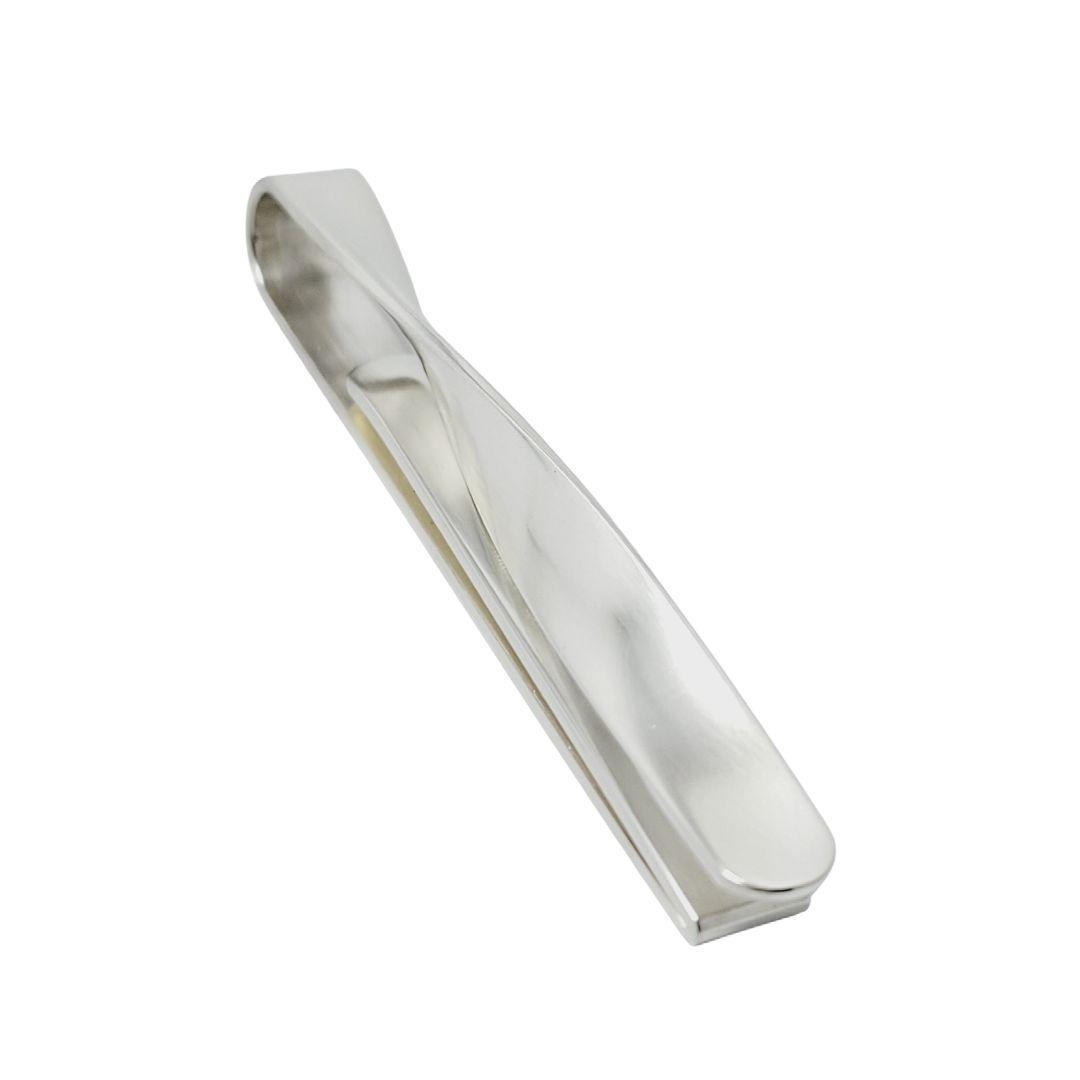 【極美品】  ネクタイピン ツイスト マネークリップ