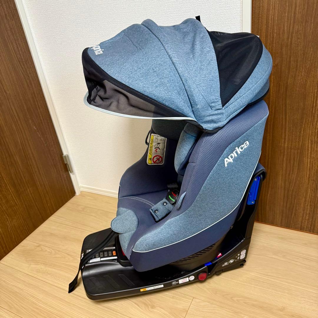 アップリカ チャイルドシート クルリラ AD 使用回数少なめ 美品 シート回転型