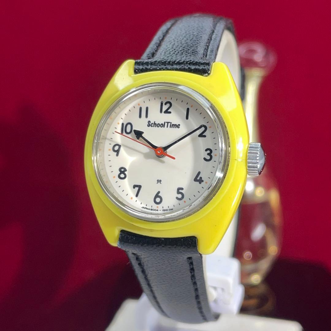 ★稀少 デッド未使用 60s セイコー スクールタイム 手巻 説明書付 日本製