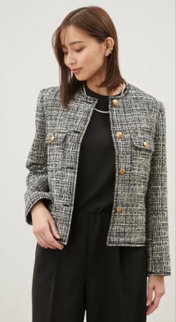 Mila Owen ツイードジャケットMIX サイズ0