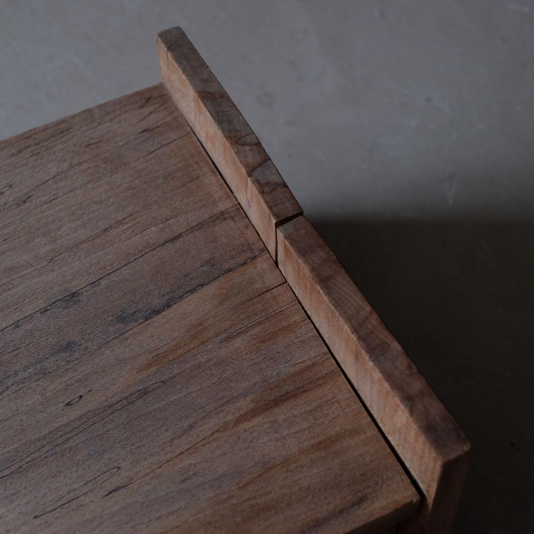 樫材 古い置床　展示台 ローボード 古家具 古道具 アンティーク ヴィンテージ