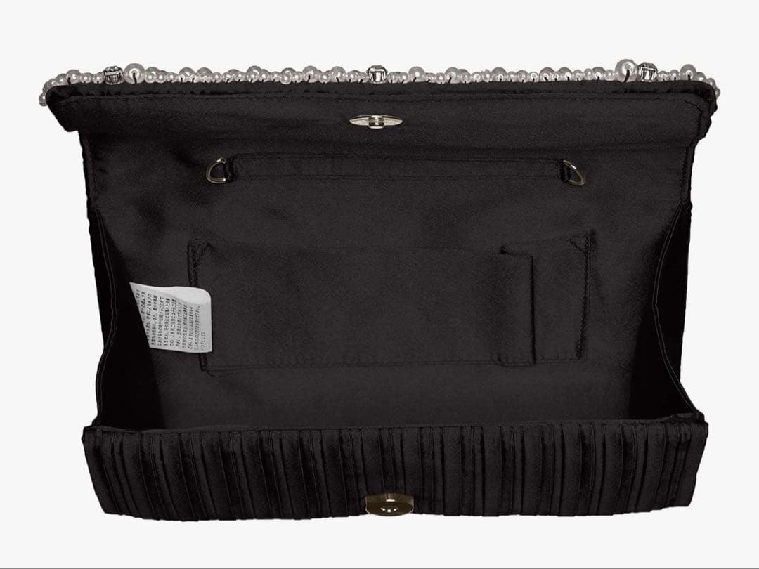 ショルダーストラップ付きバッグ(黒)