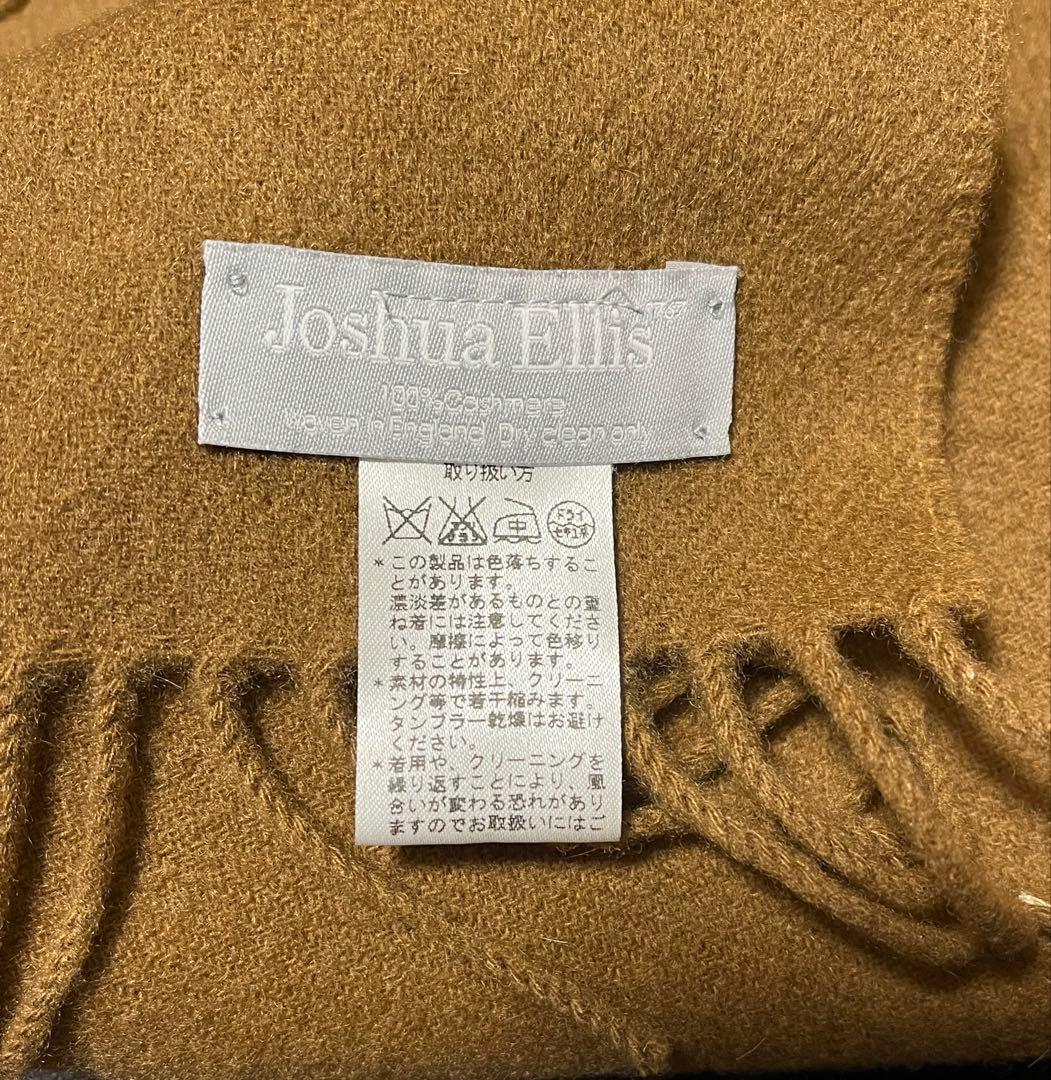 ジョシュアエリス Joshua Ellis カシミヤ マフラー