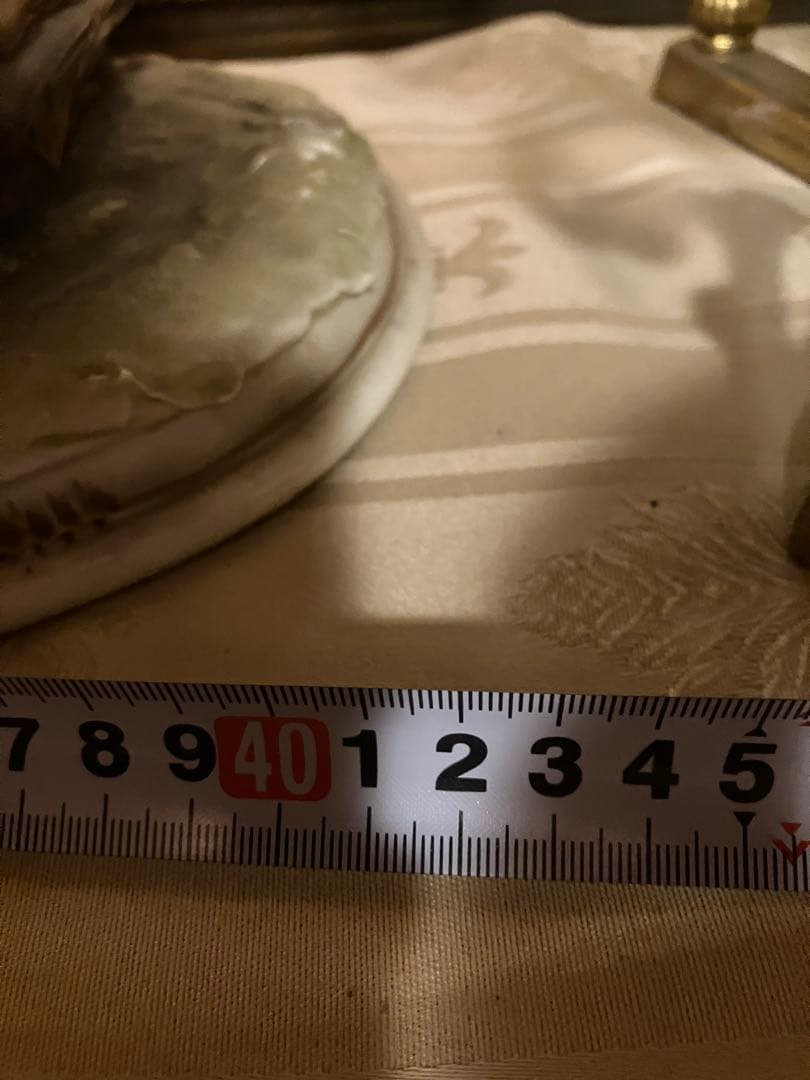 カポディモンテ　B.marli作　陶器製 家族と馬車の置物　アンティーク