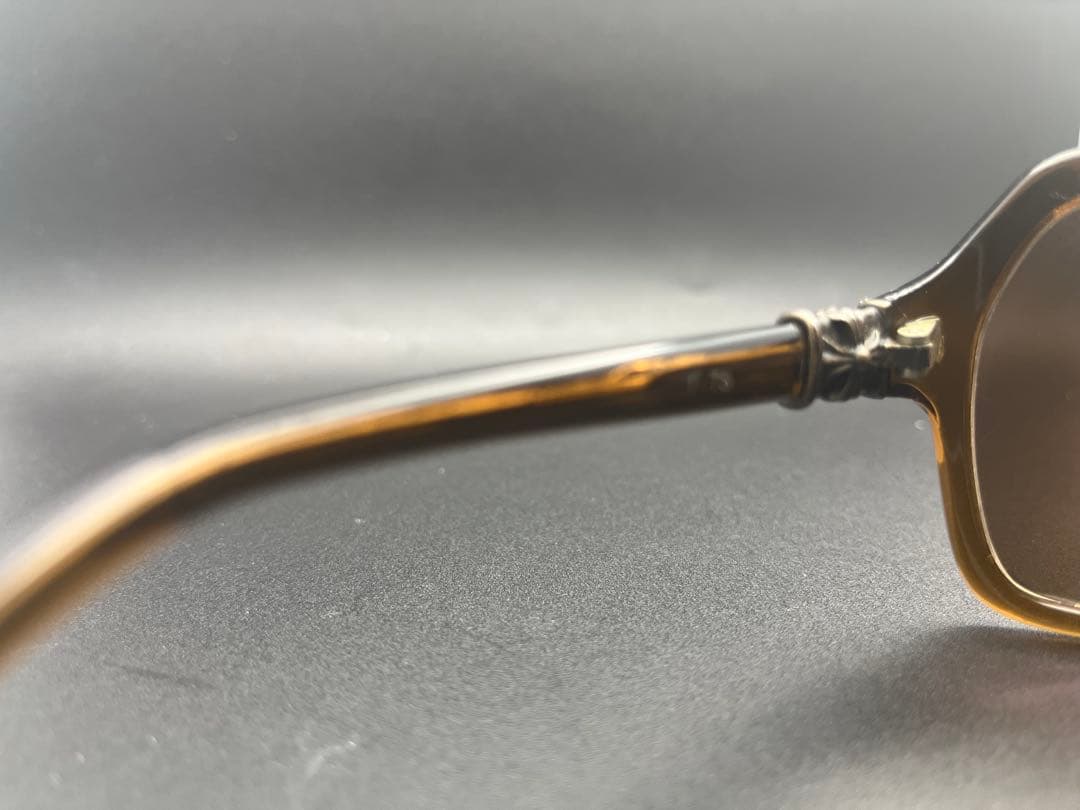 CHROME HEARTSクロムハーツ、ワームランチサングラス　レンズ度入