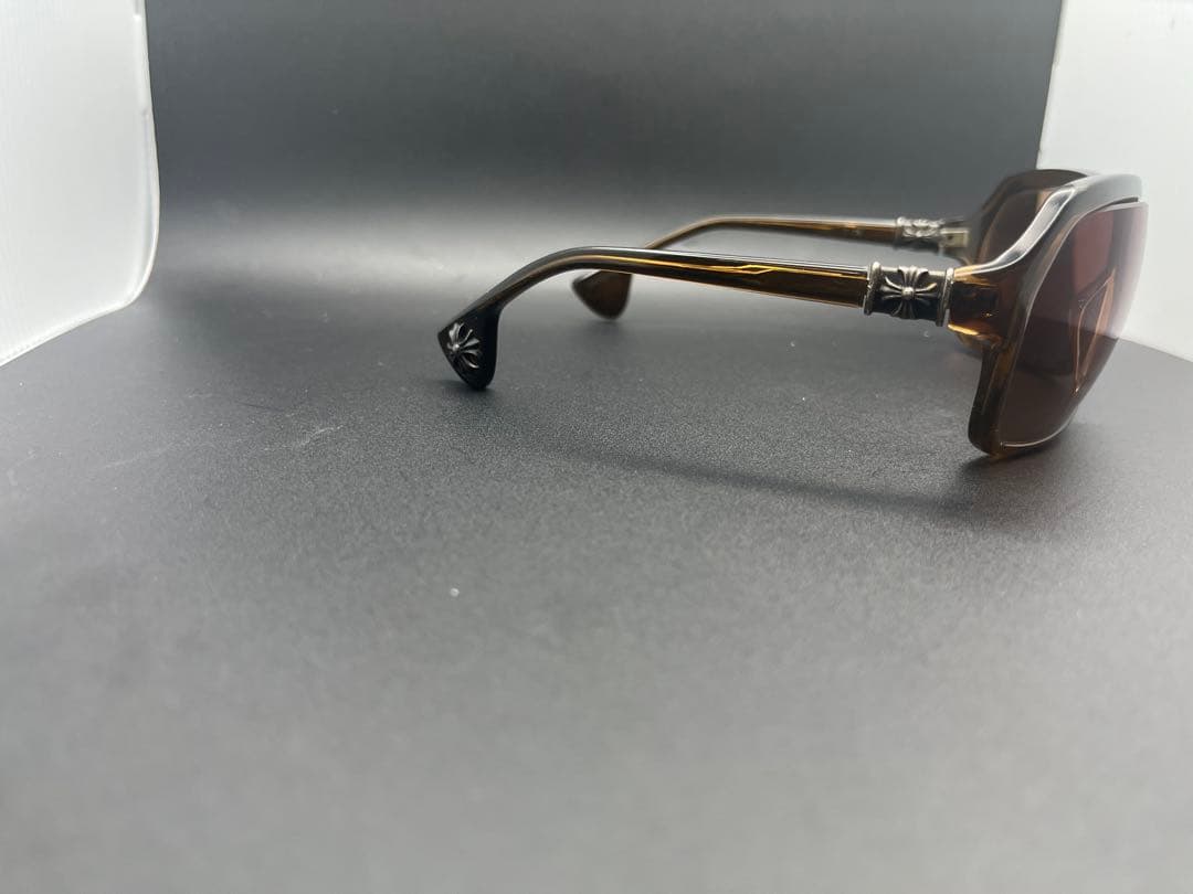 CHROME HEARTSクロムハーツ、ワームランチサングラス　レンズ度入