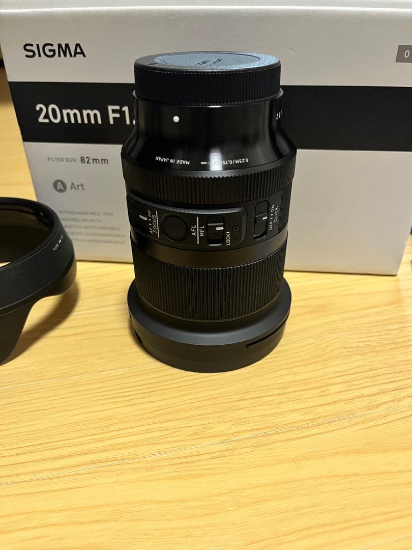 【美品】Sigma 20mm F1.4 DG DN Art ソニーE用