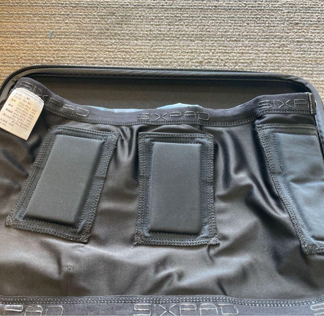 【美品】シックスパッド パワースーツ コアベルト専用コントローラーセットMサイズ