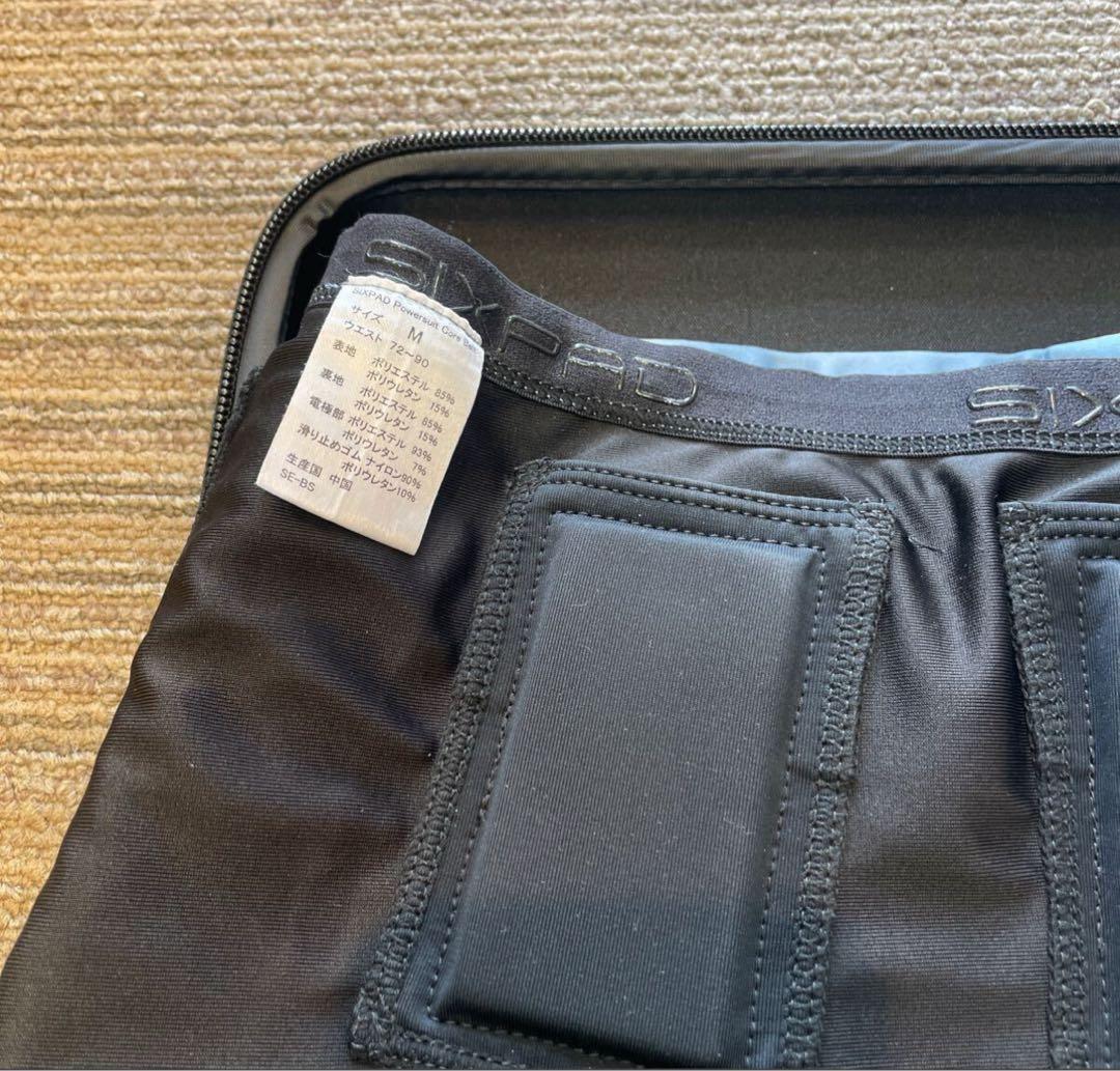 【美品】シックスパッド パワースーツ コアベルト専用コントローラーセットMサイズ
