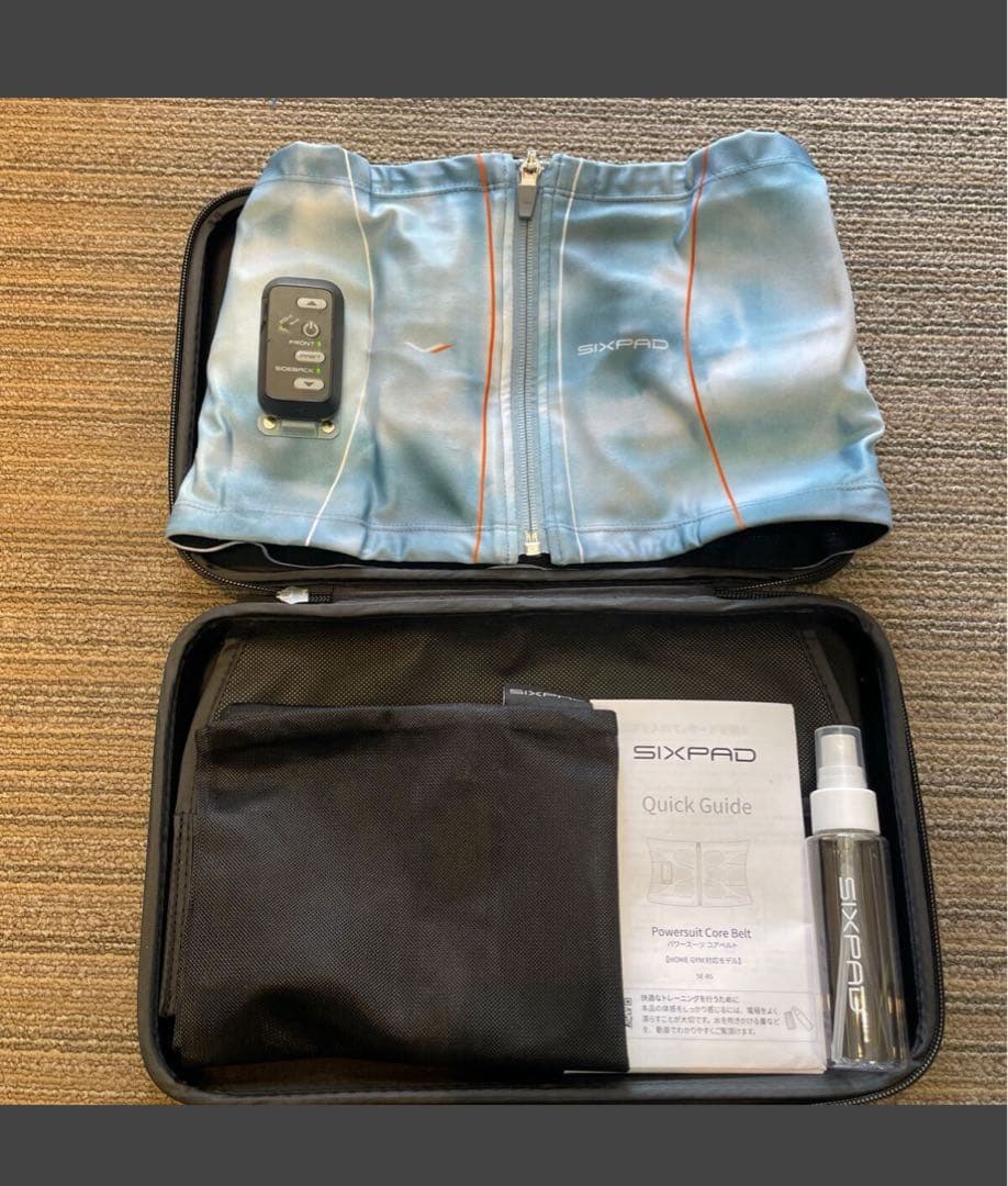 【美品】シックスパッド パワースーツ コアベルト専用コントローラーセットMサイズ