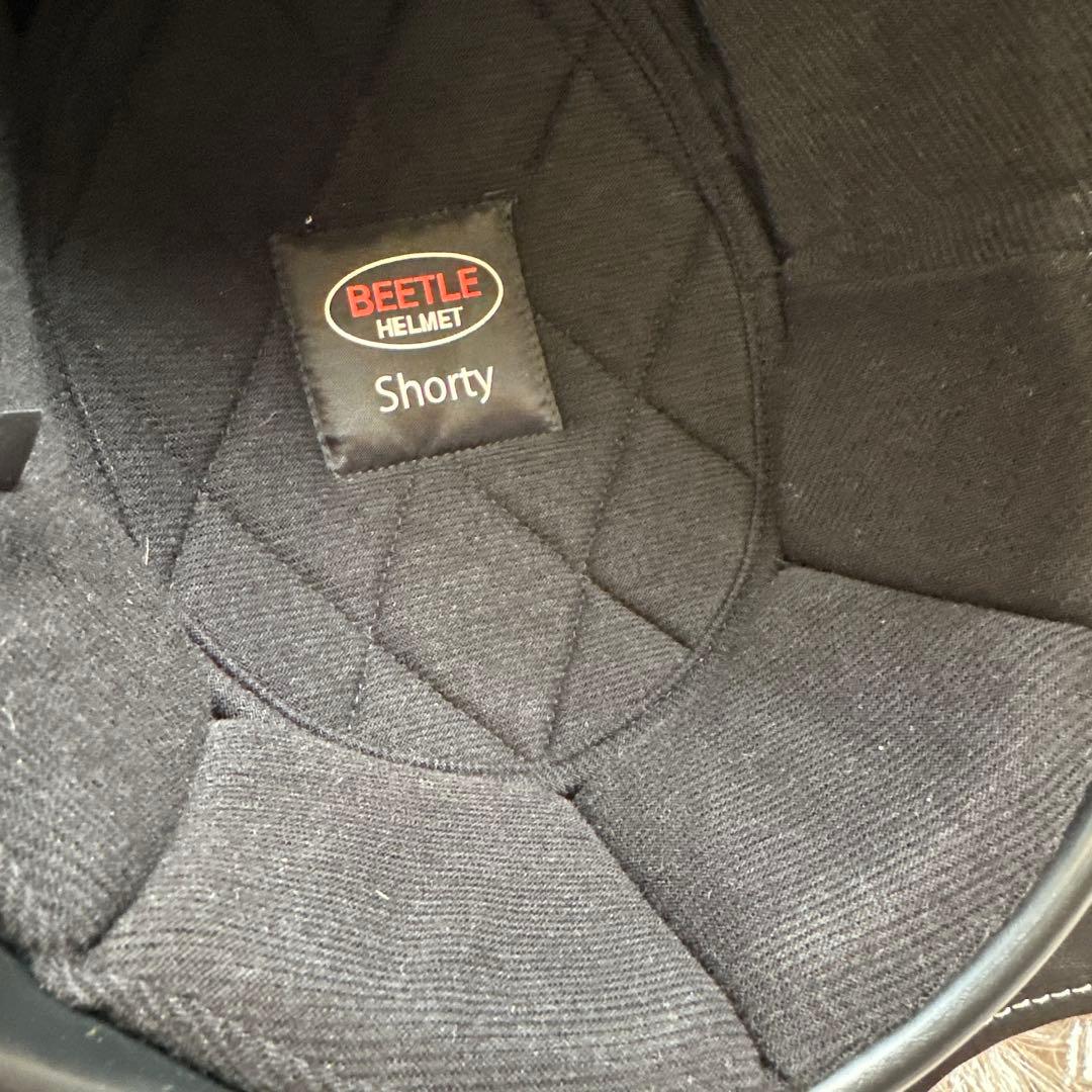 ヒ*ロ様 BEETLE ショートヘルメット ブラック