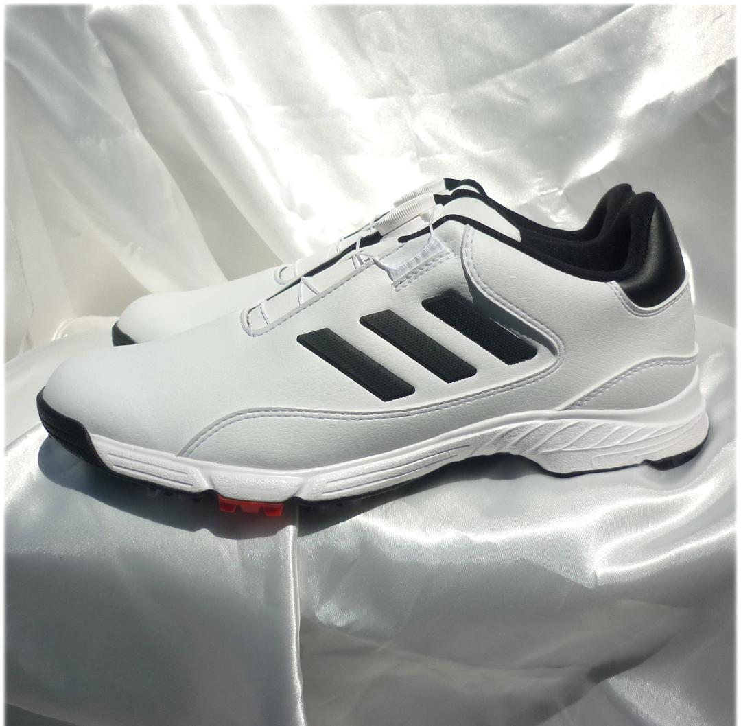 新品26.5cmアディダスゴルフ 白 LITE MAX BOA 24 ダイヤル式
