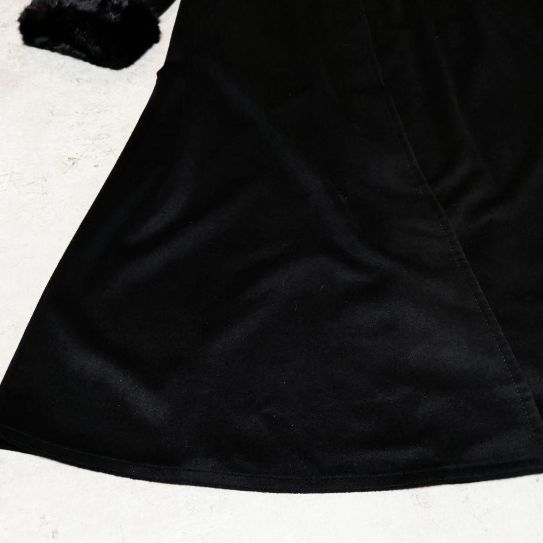 フランス製 Charles Romain カシミヤ・アンゴラ混 マキシ丈コート