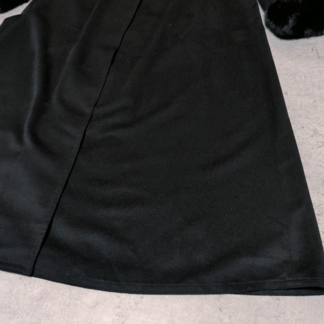 フランス製 Charles Romain カシミヤ・アンゴラ混 マキシ丈コート