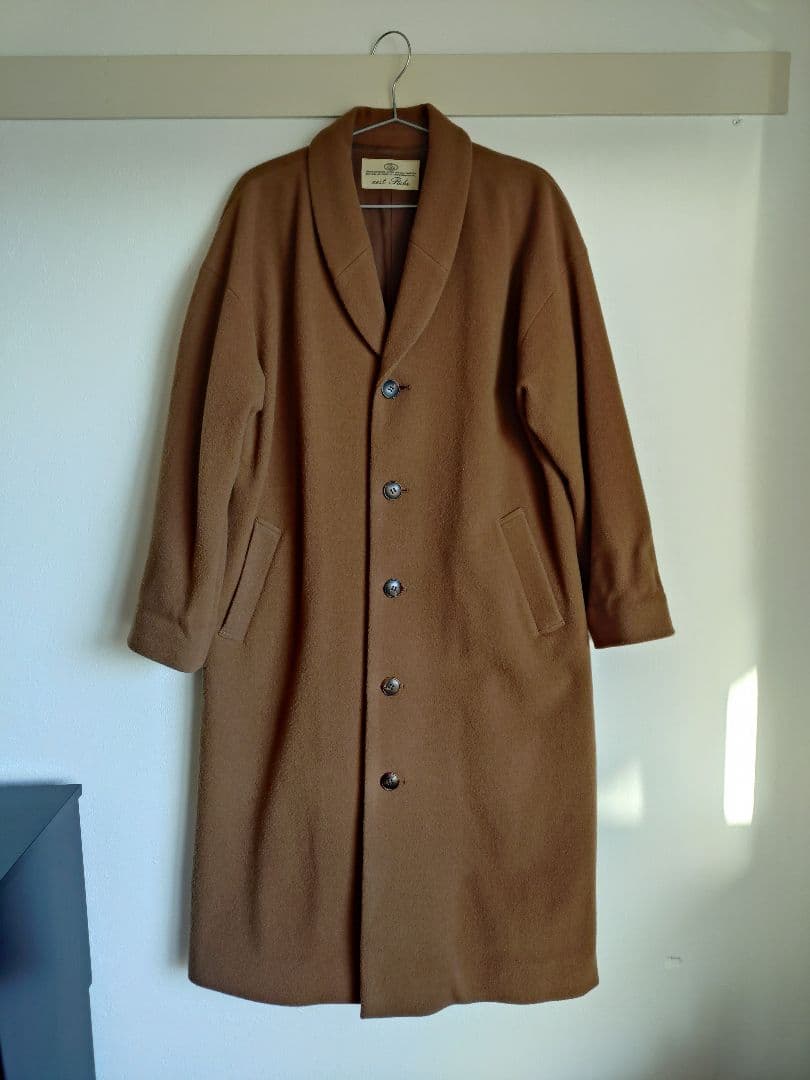 nest Robe ロングコート　ウール カシミヤ ブラウン