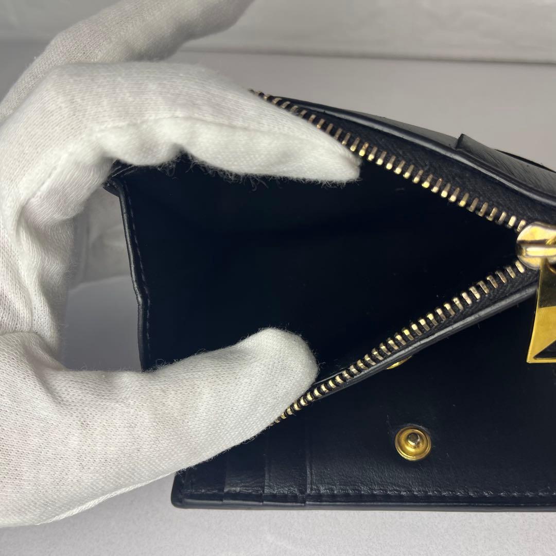 BOTTEGA VENETA カセット 二つ折り 財布 美品 ボッテガ ブラック