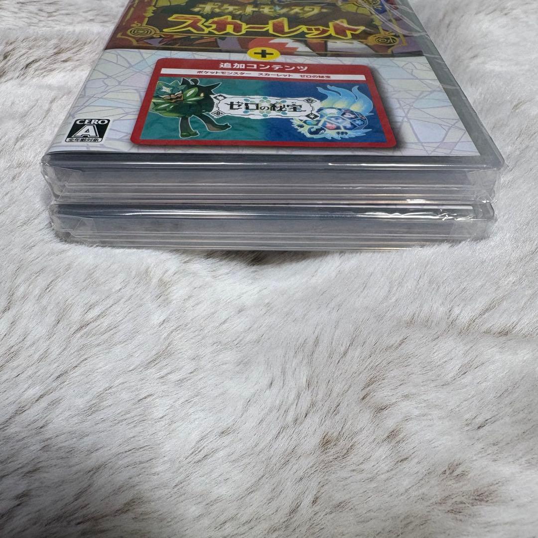新品未開封　ポケモン スカーレット　バイオレット　ゼロの秘宝 スイッチソフト