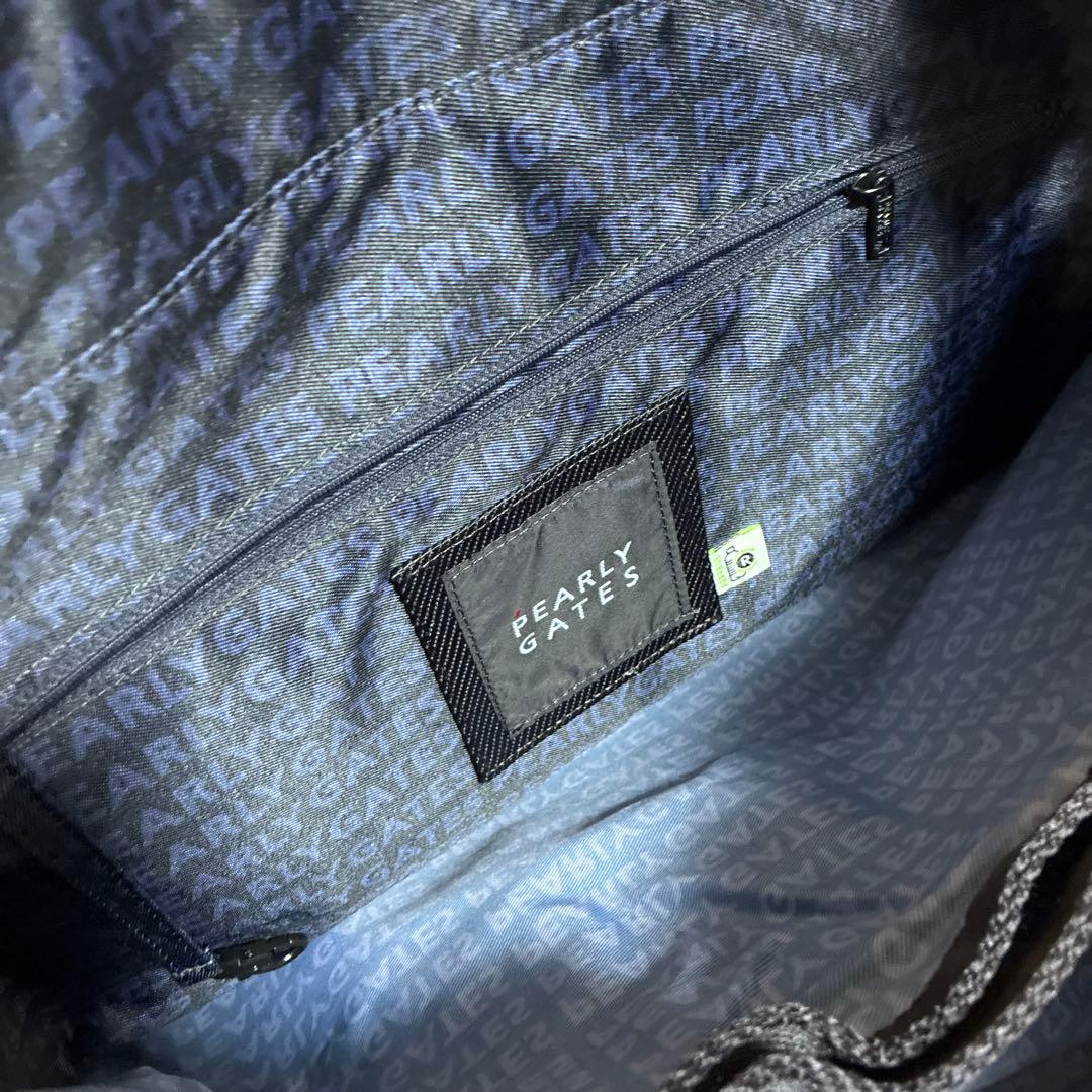美品 PEARLY GATES パーリーゲイツ 大型ロッカーバック 色=ネイビー