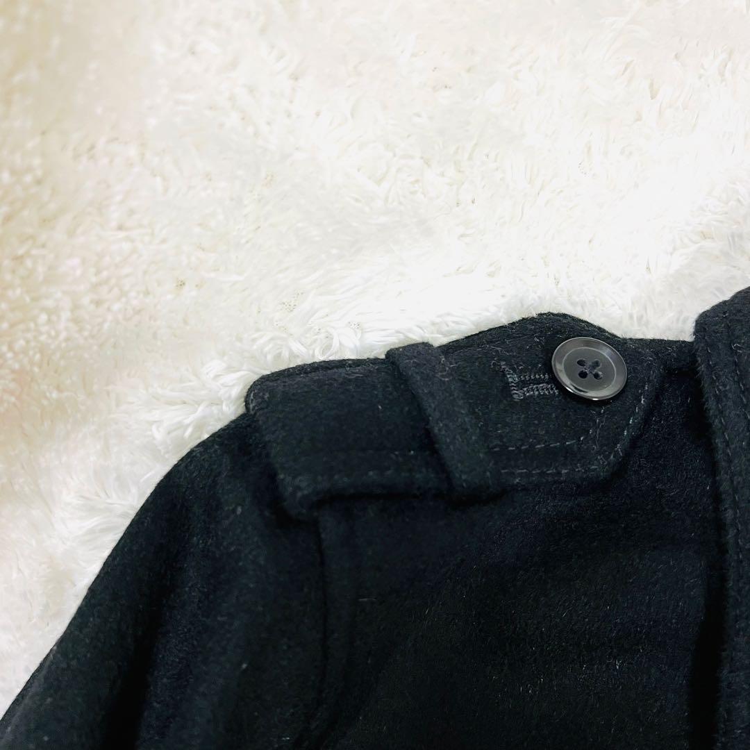 Le orme カシミヤ混 ロングコート Mサイズ ベルトブラック 日本製