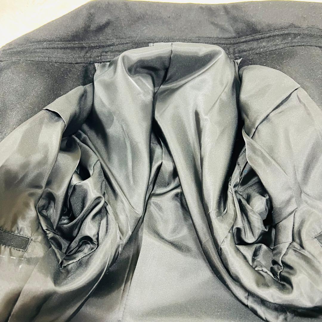 Le orme カシミヤ混 ロングコート Mサイズ ベルトブラック 日本製