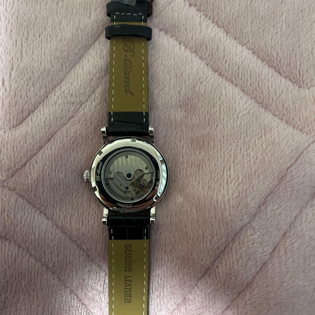 ビーバレル　B-BARREL 自動巻きスモセコ　アラビア数字　新品未使用品